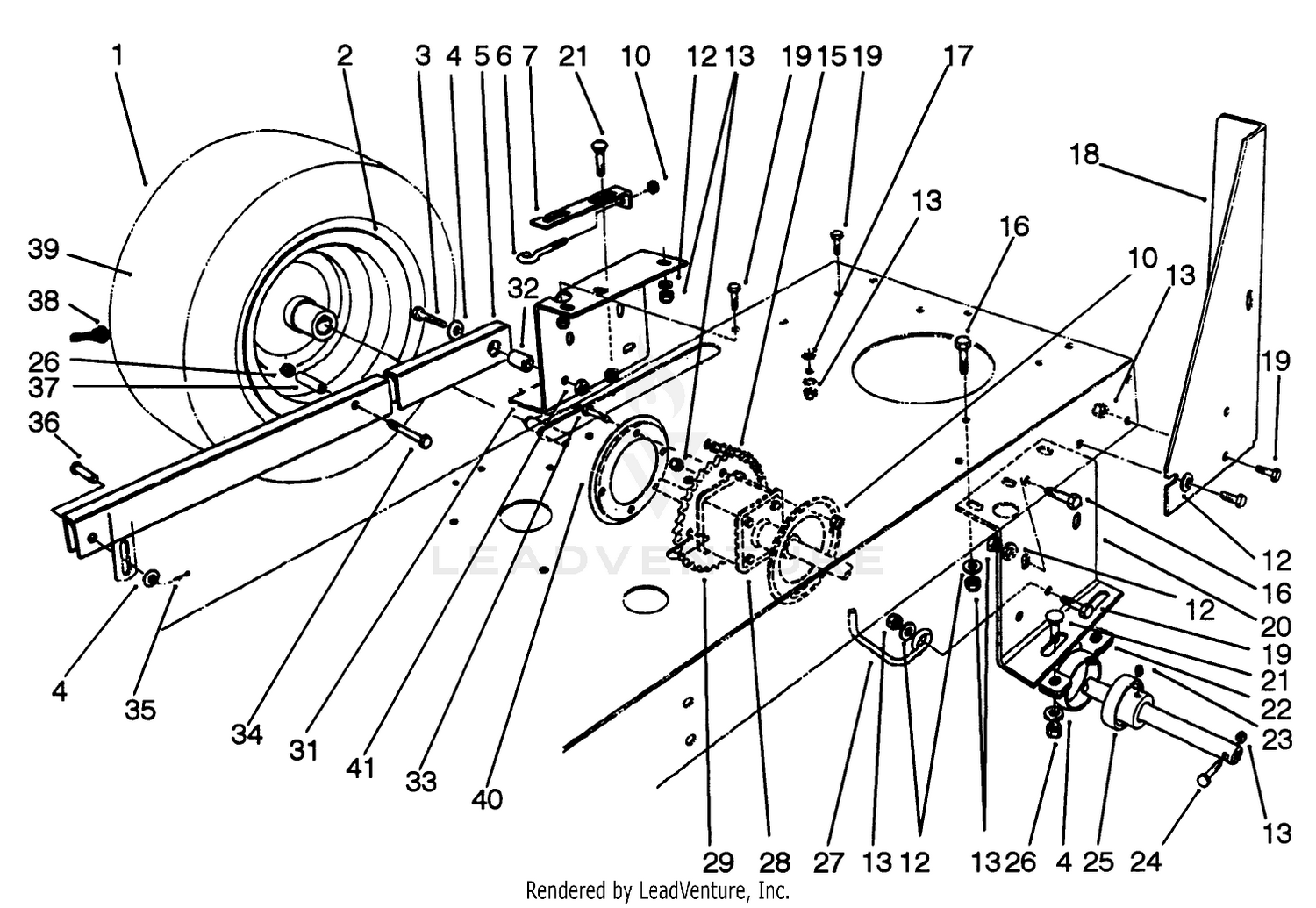 Rear Axle Assembly
