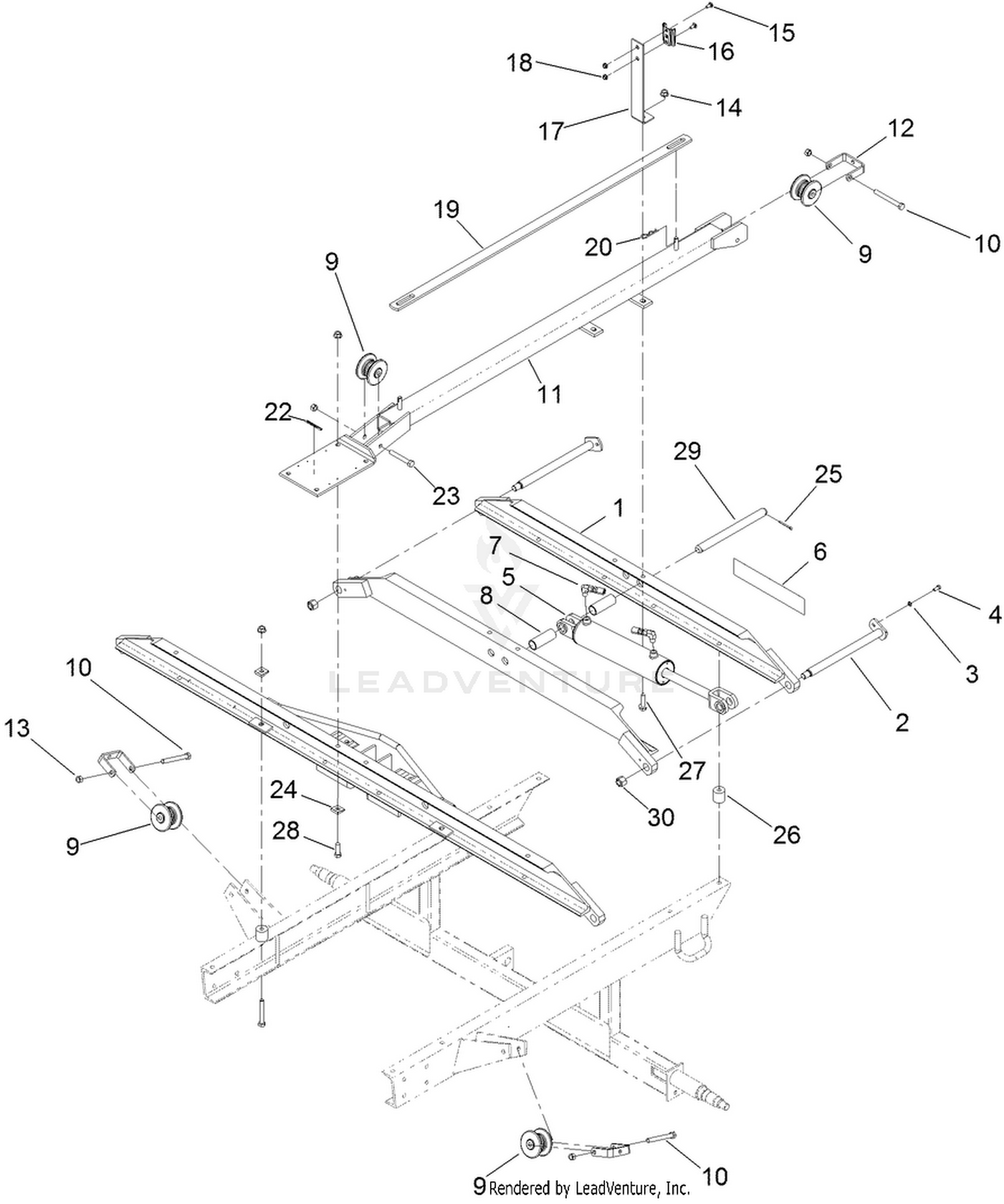 Rear Cross Channel Assembly