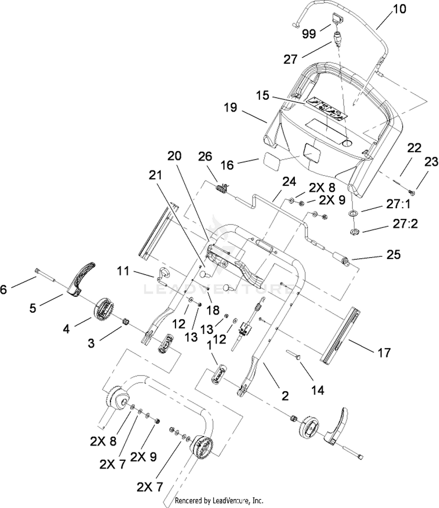 Upper Handle Assembly