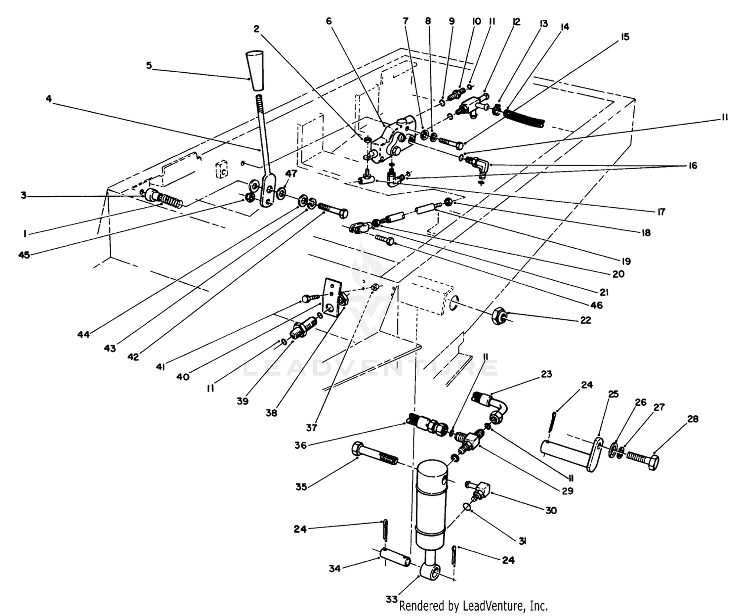Hydraulic Lift System Assembly