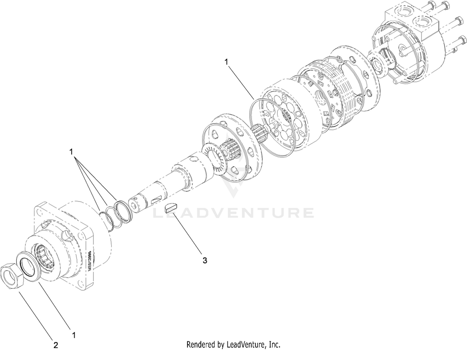 Hydraulic Motor Assembly No. 108-5155