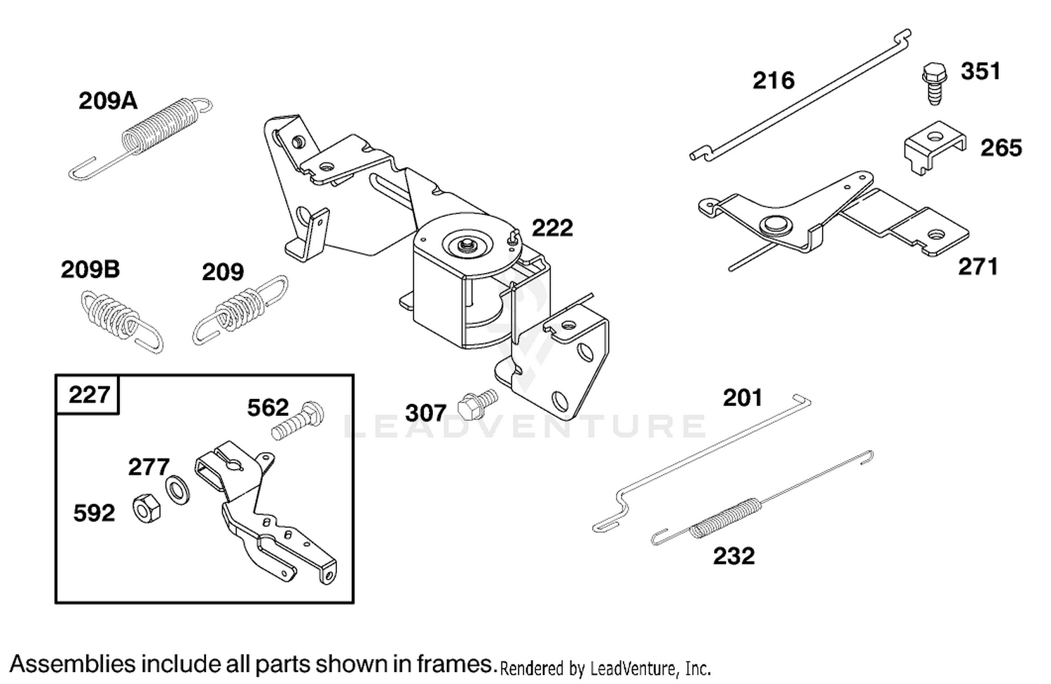 Engine Briggs  Stratton Model 303447-1180-E1 7