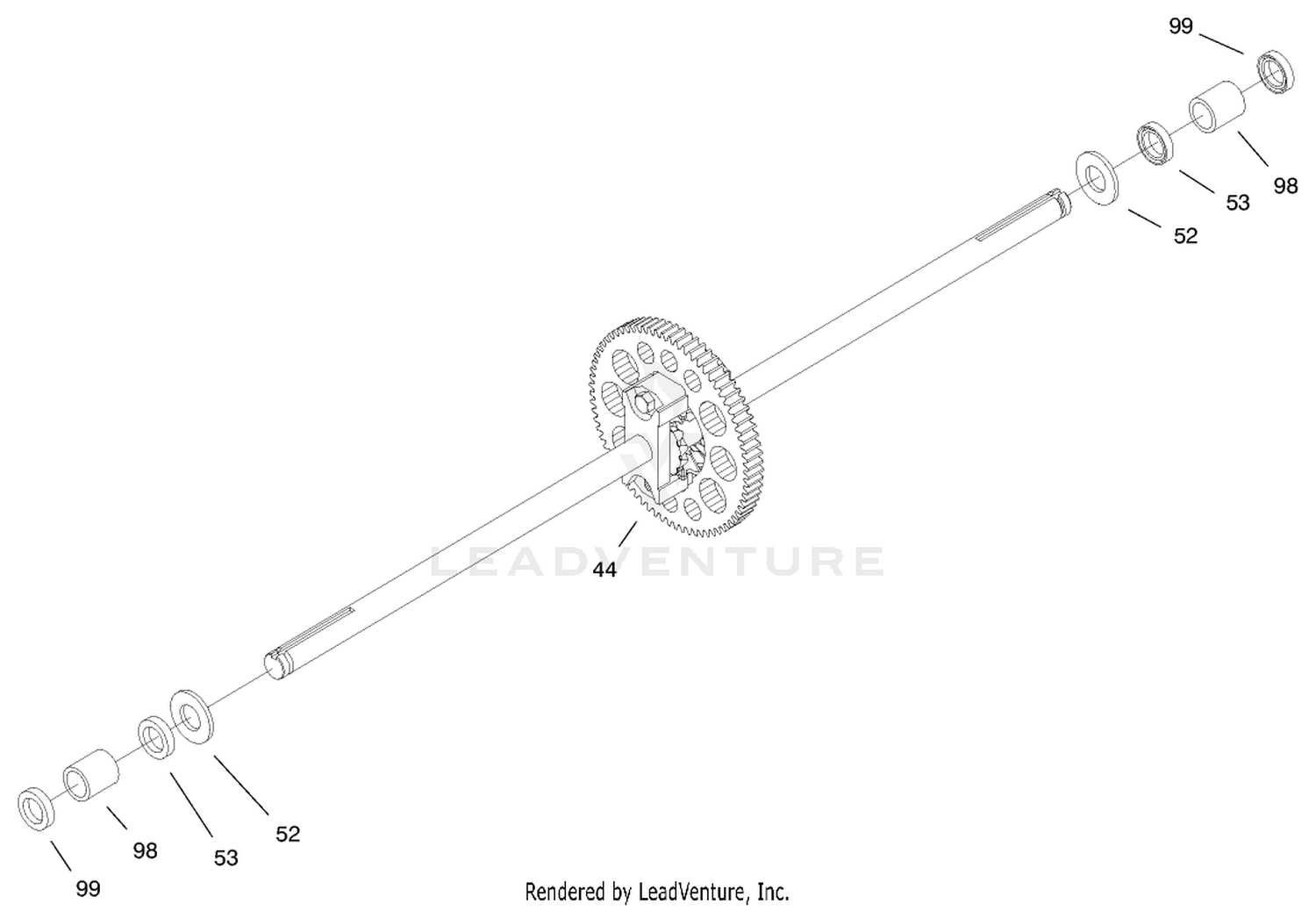 Hydro Transaxle Assembly (cont.)