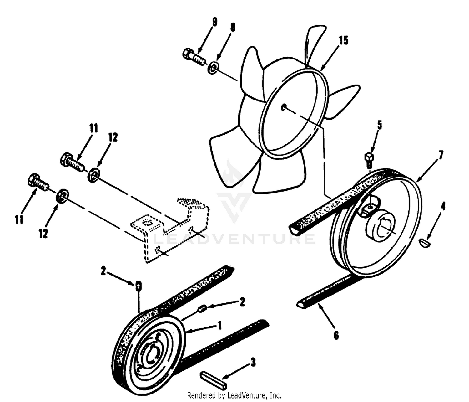 Drive Belt And Pulleys