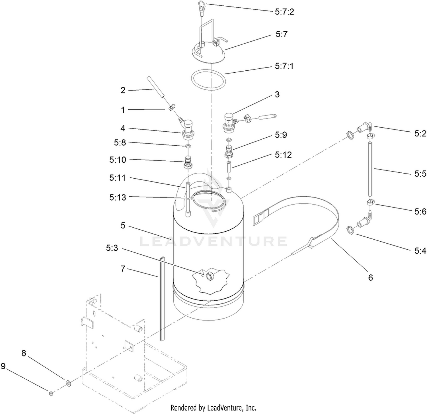 Sprayer Tank Assembly