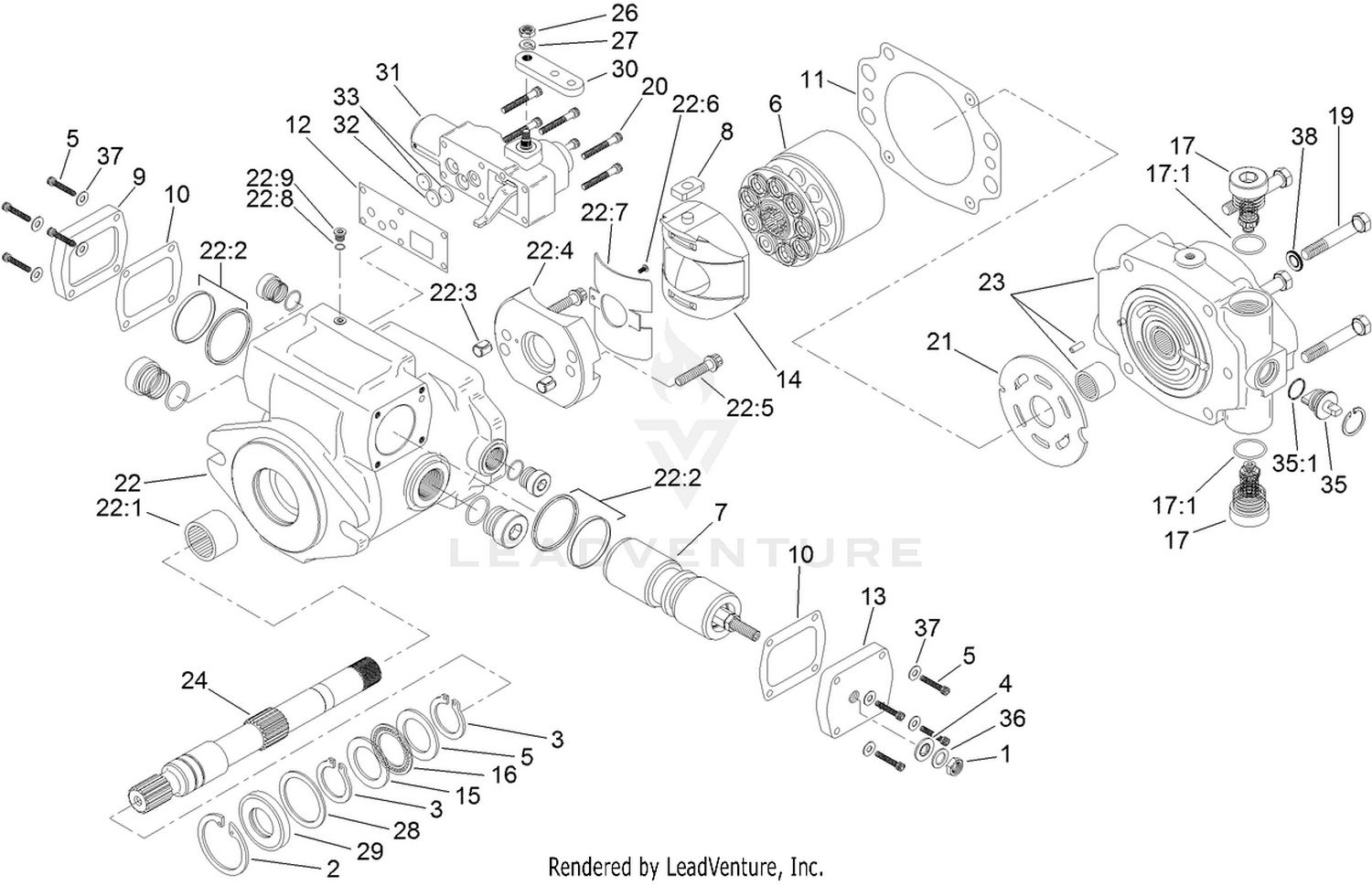 Piston Pump Assembly No. 114-4188