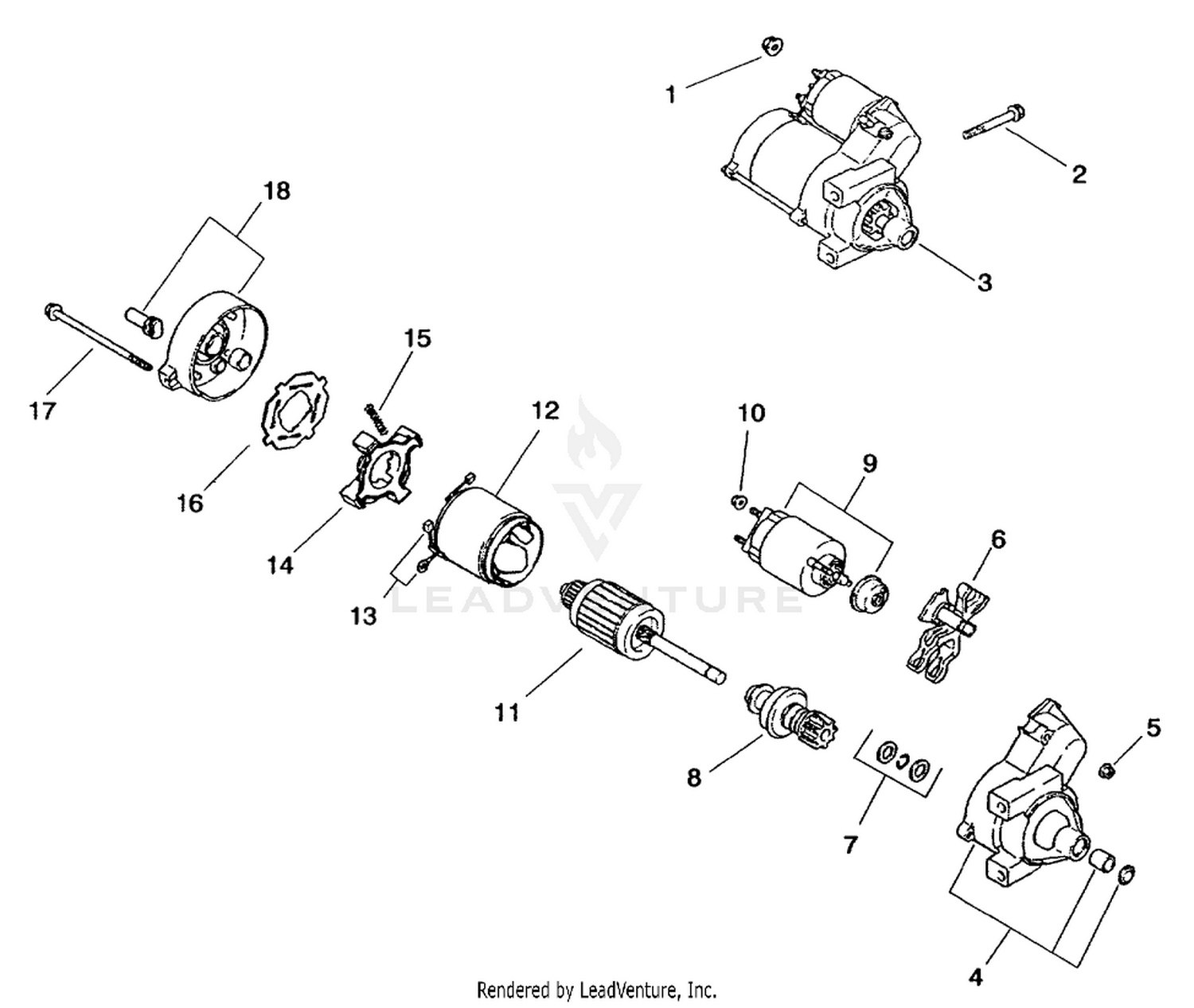 ENGINE KOHLER MODEL CH20S SPEC. NO. 64647 4