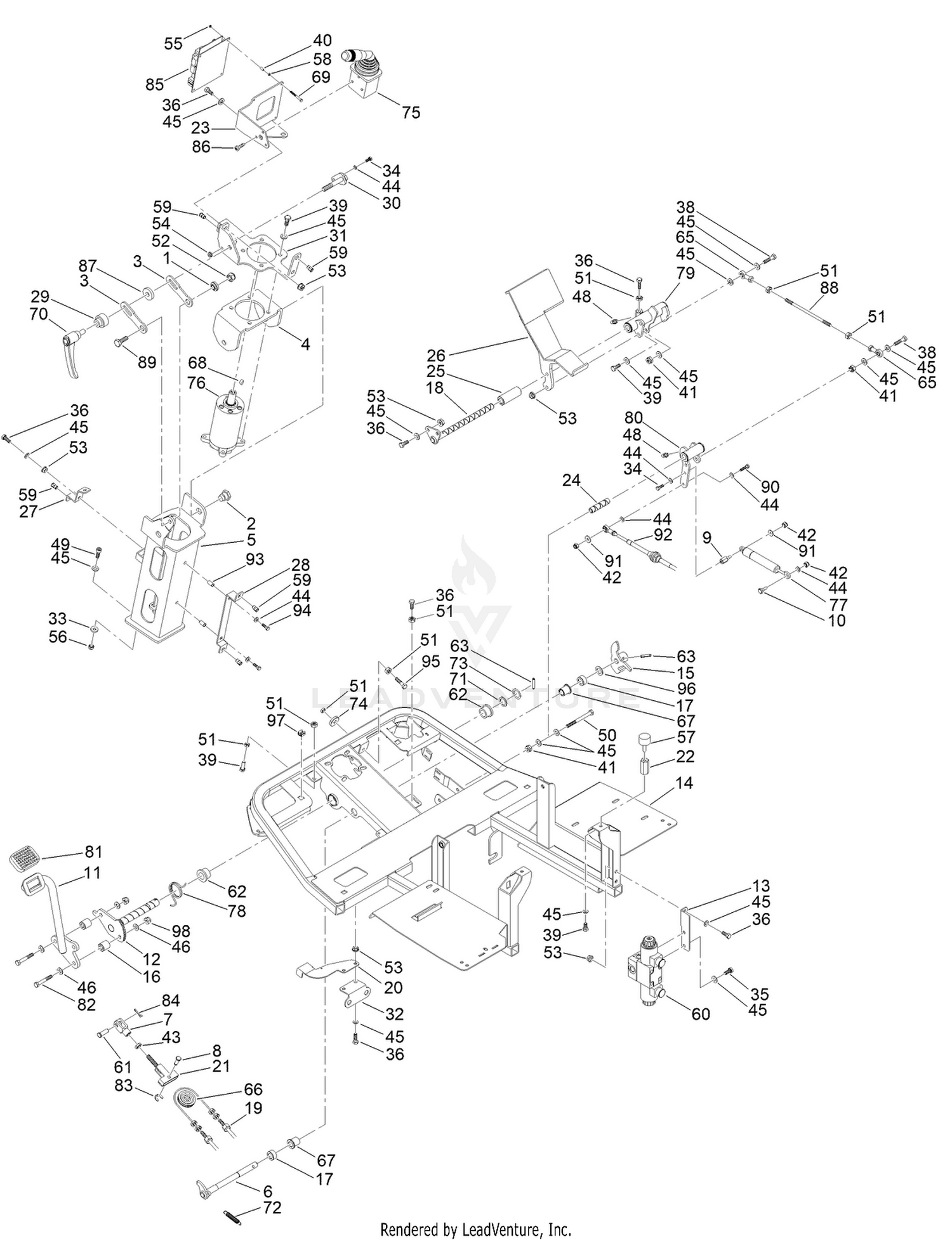 Operator Platform Assembly