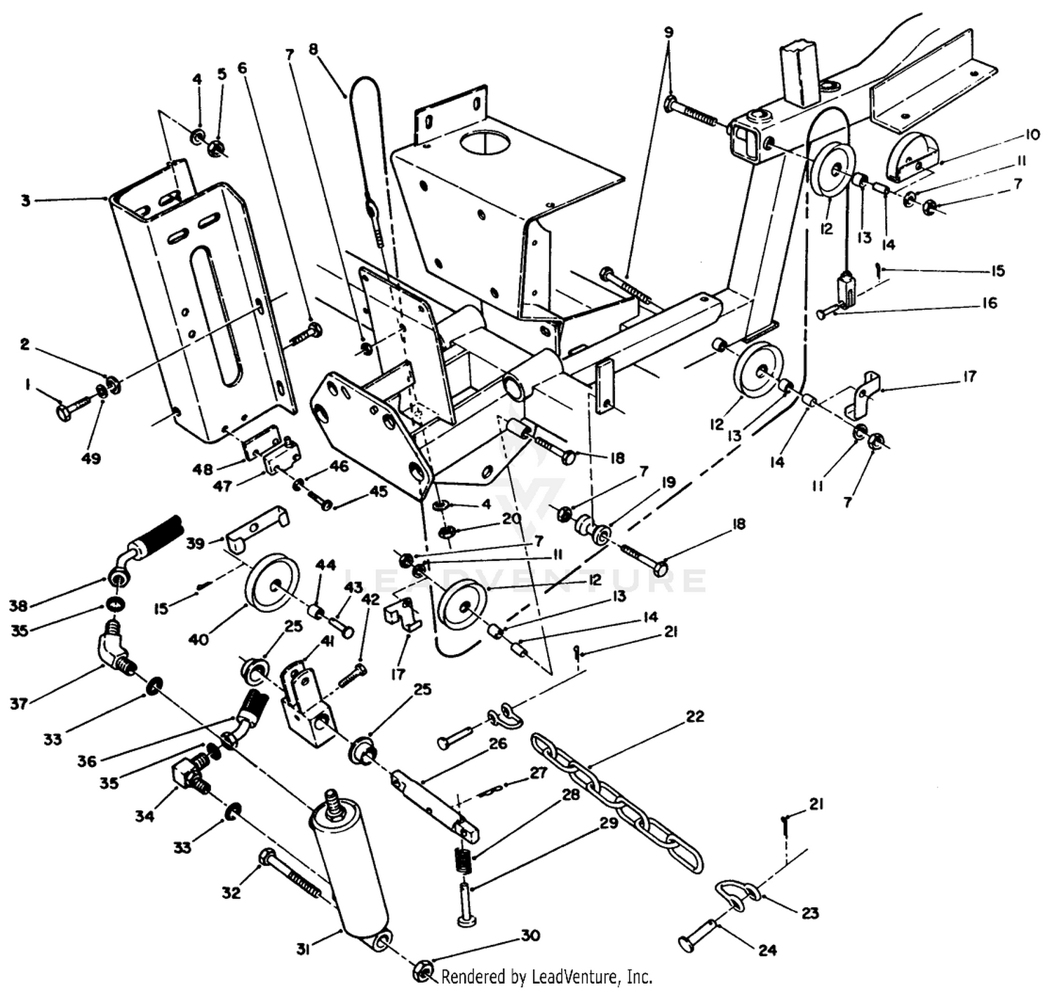 Cutting Unit Llft Assembly