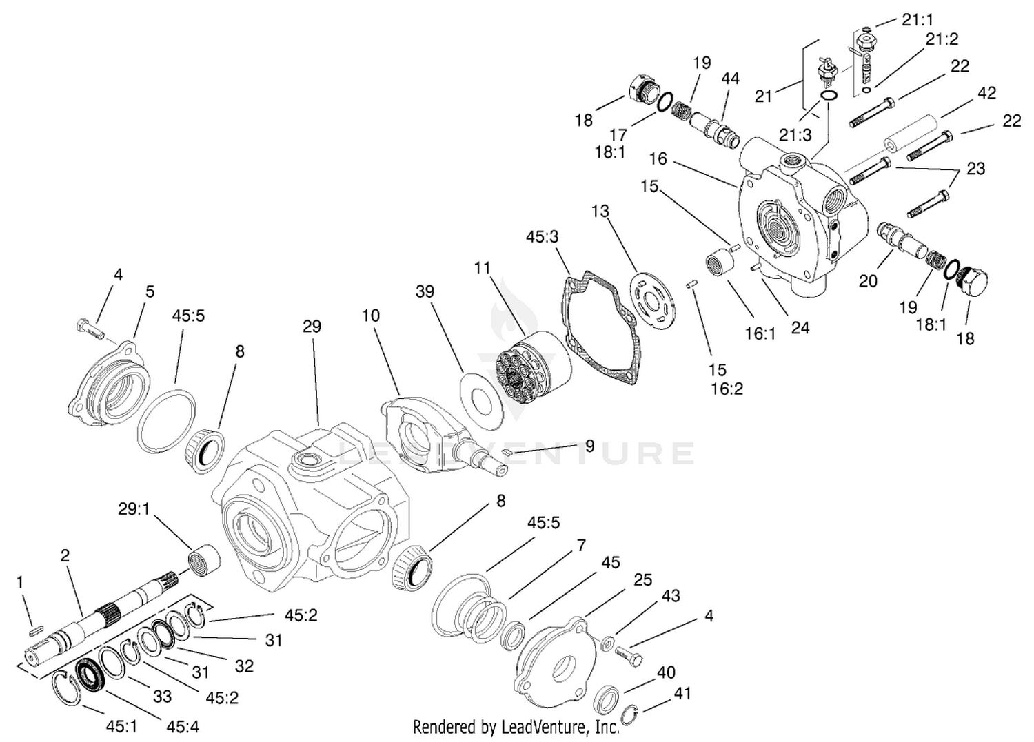 Piston Pump Assembly No. 104-4832