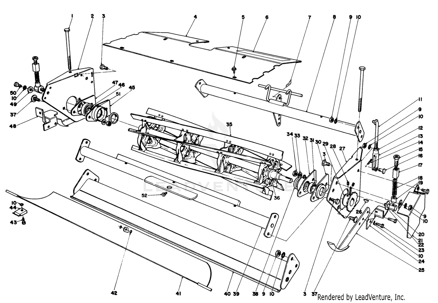 Rear Cutting Unit Assembly