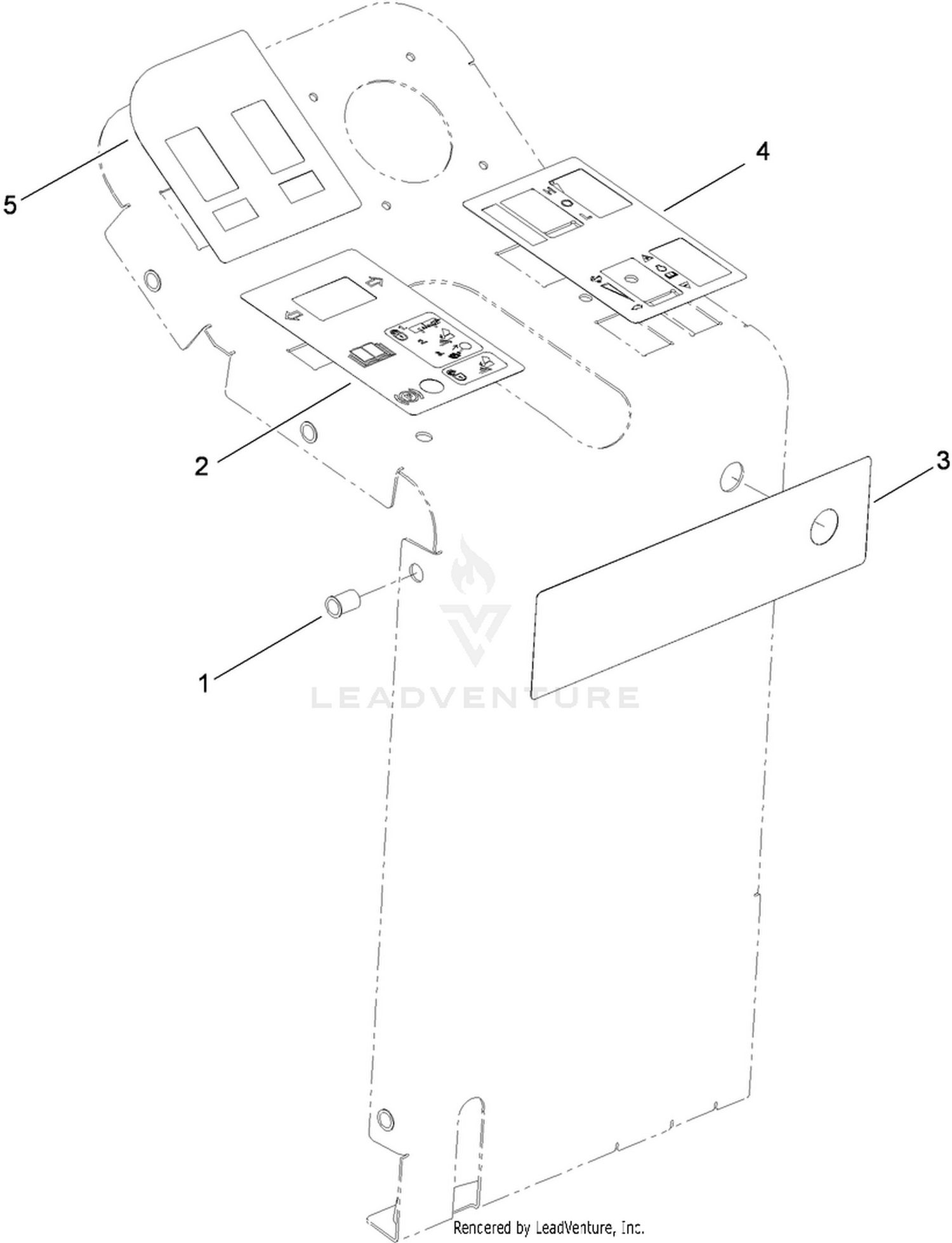 Steering Tower Assembly No. 117-5492