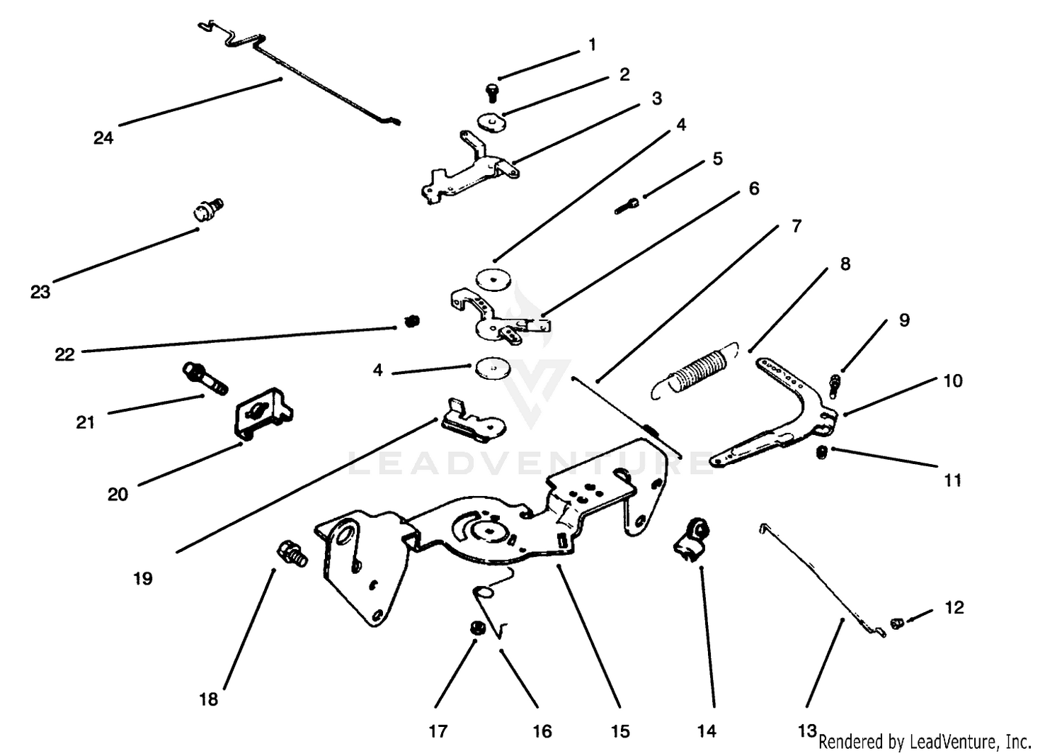 Throttle Linkage And Governor Controls