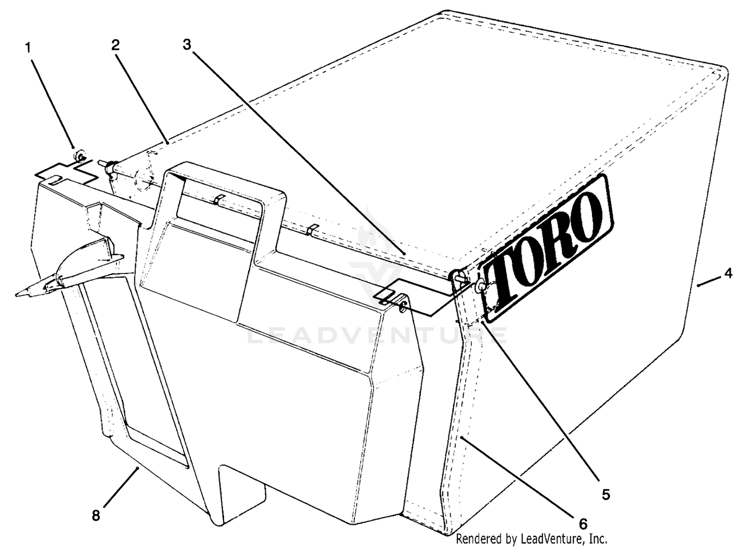 Grass Bag Assembly No. 11-0189