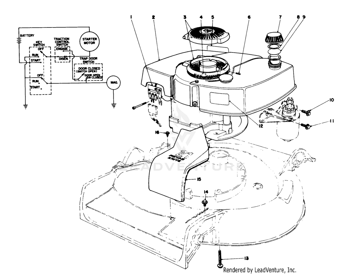 Engine Assembly Model No. 21738