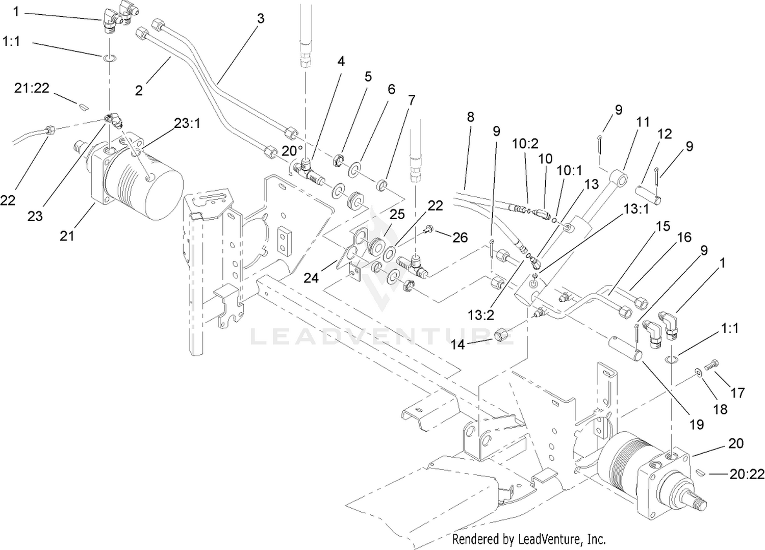 Rear Wheel Drive Assembly