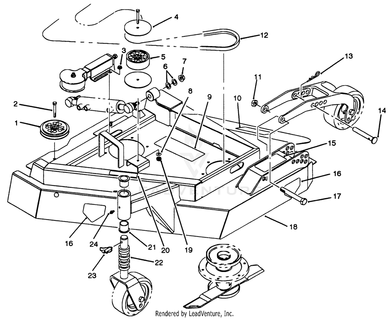 Wing Deck Assembly-L.h.