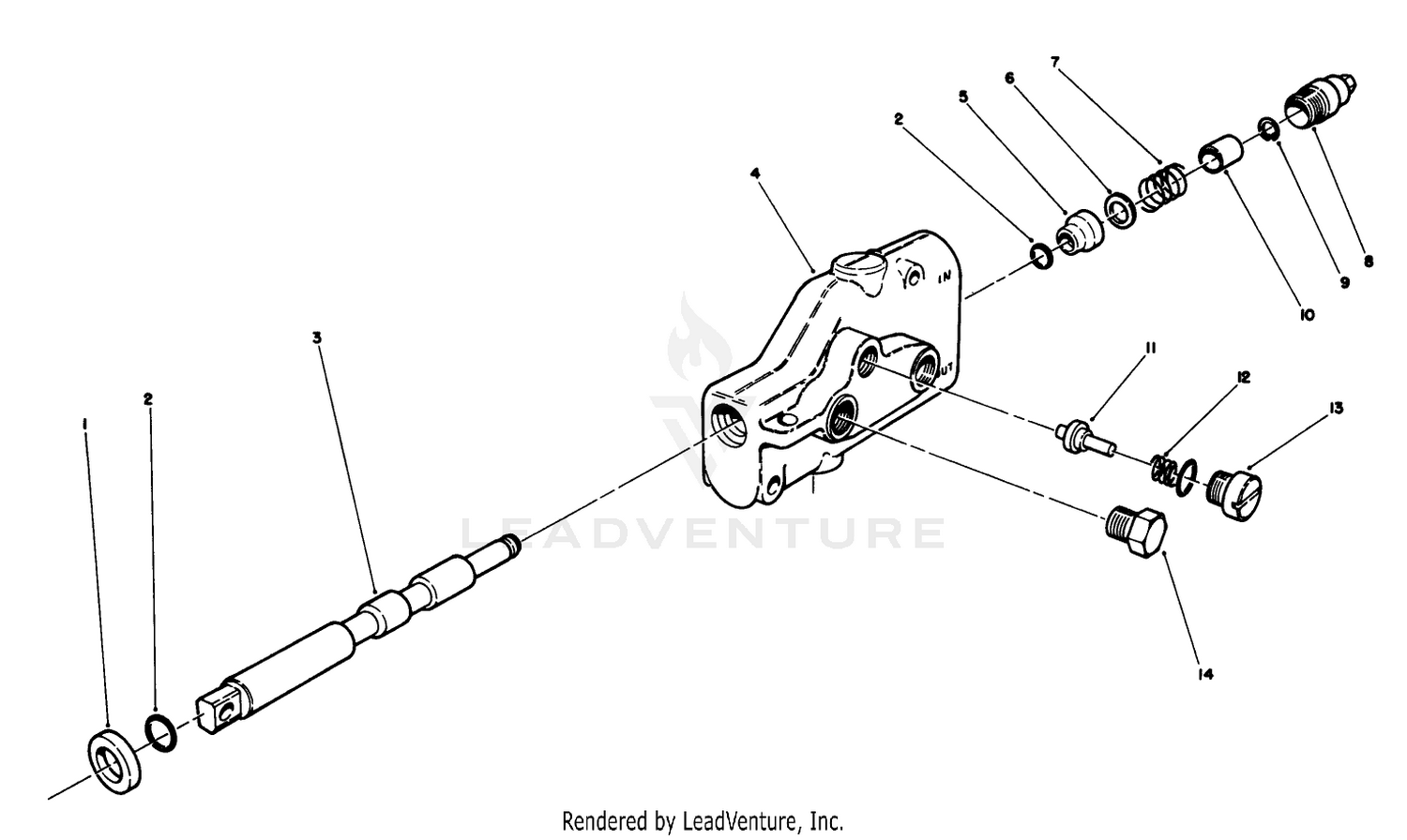 LIFT VALVE ASSEMBLY NO. 63-7960