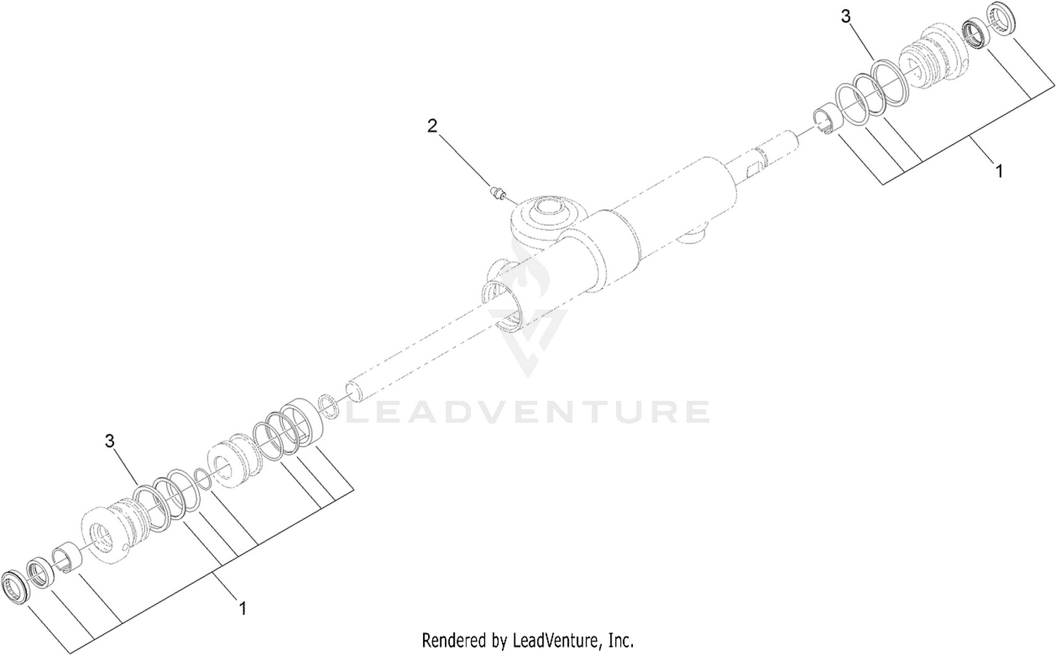 Hydraulic Cylinder Assembly No. 112-0297