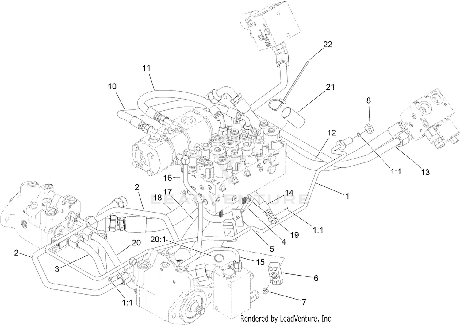 Traction Hydraulic Assembly