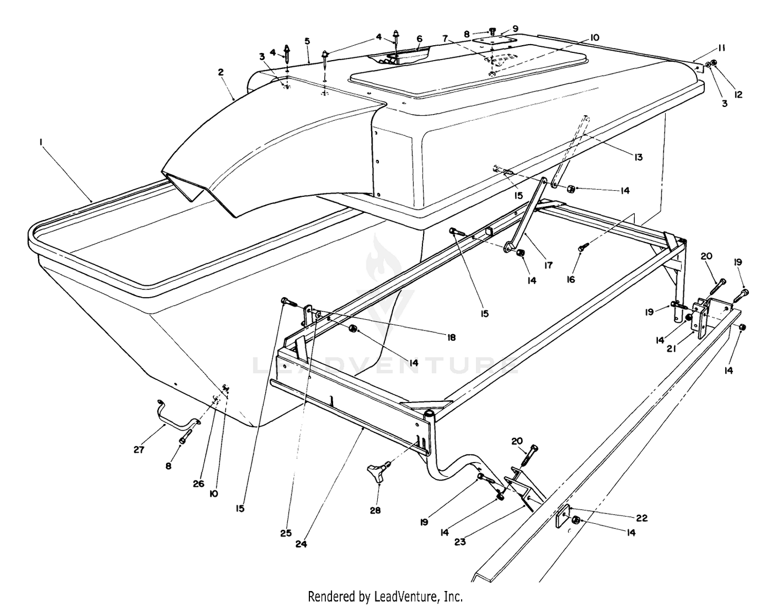 Grass Collection System Model No. 30576 (optional) (continued)