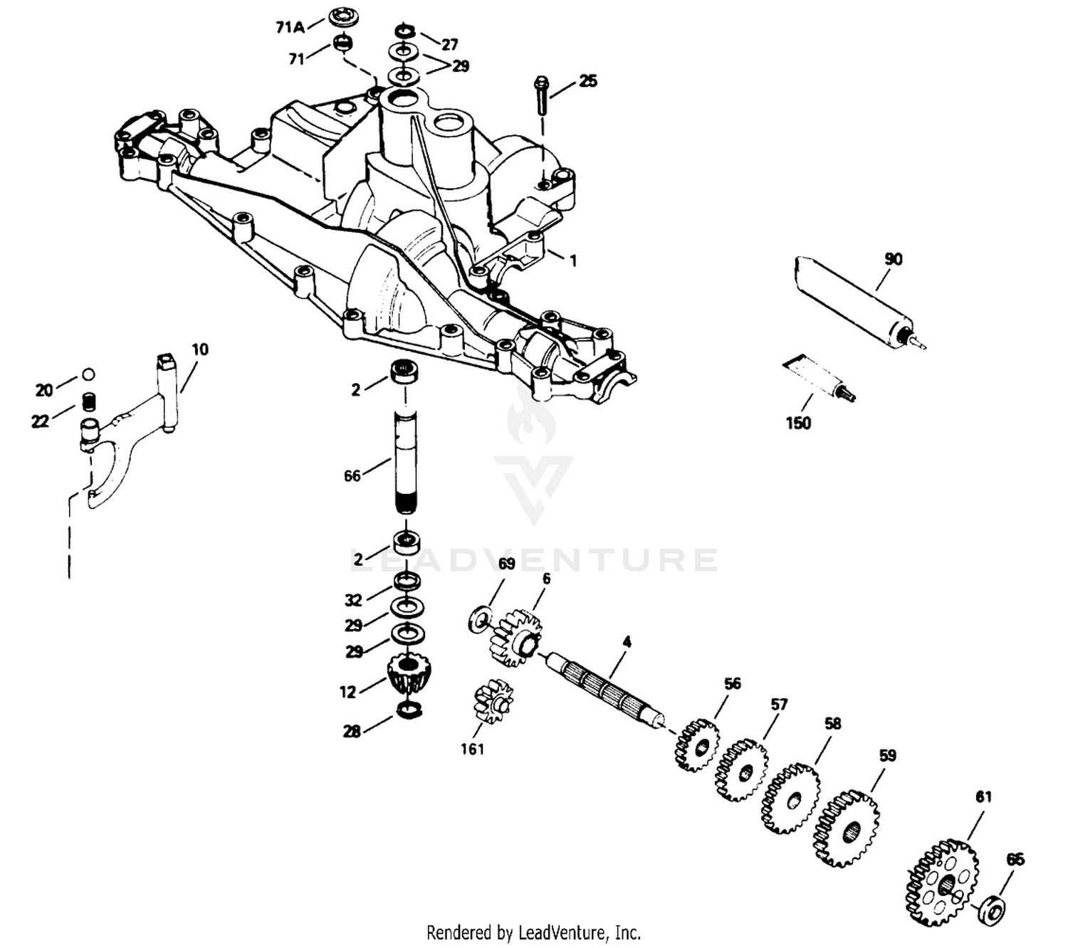 Peerless Transaxle Model No. 915-020