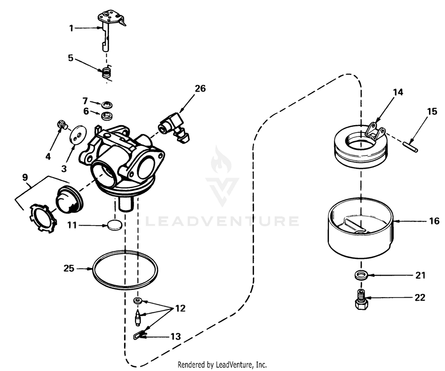 Carburetor No. 632050