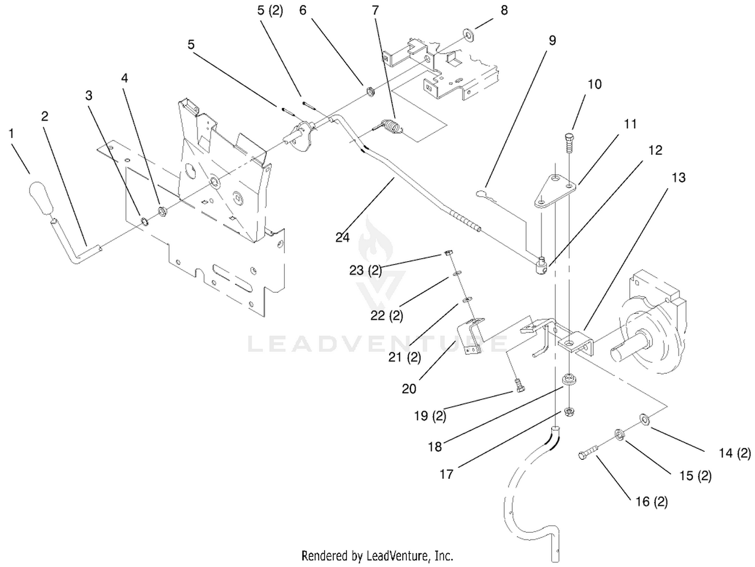 Pto Clutch Linkage