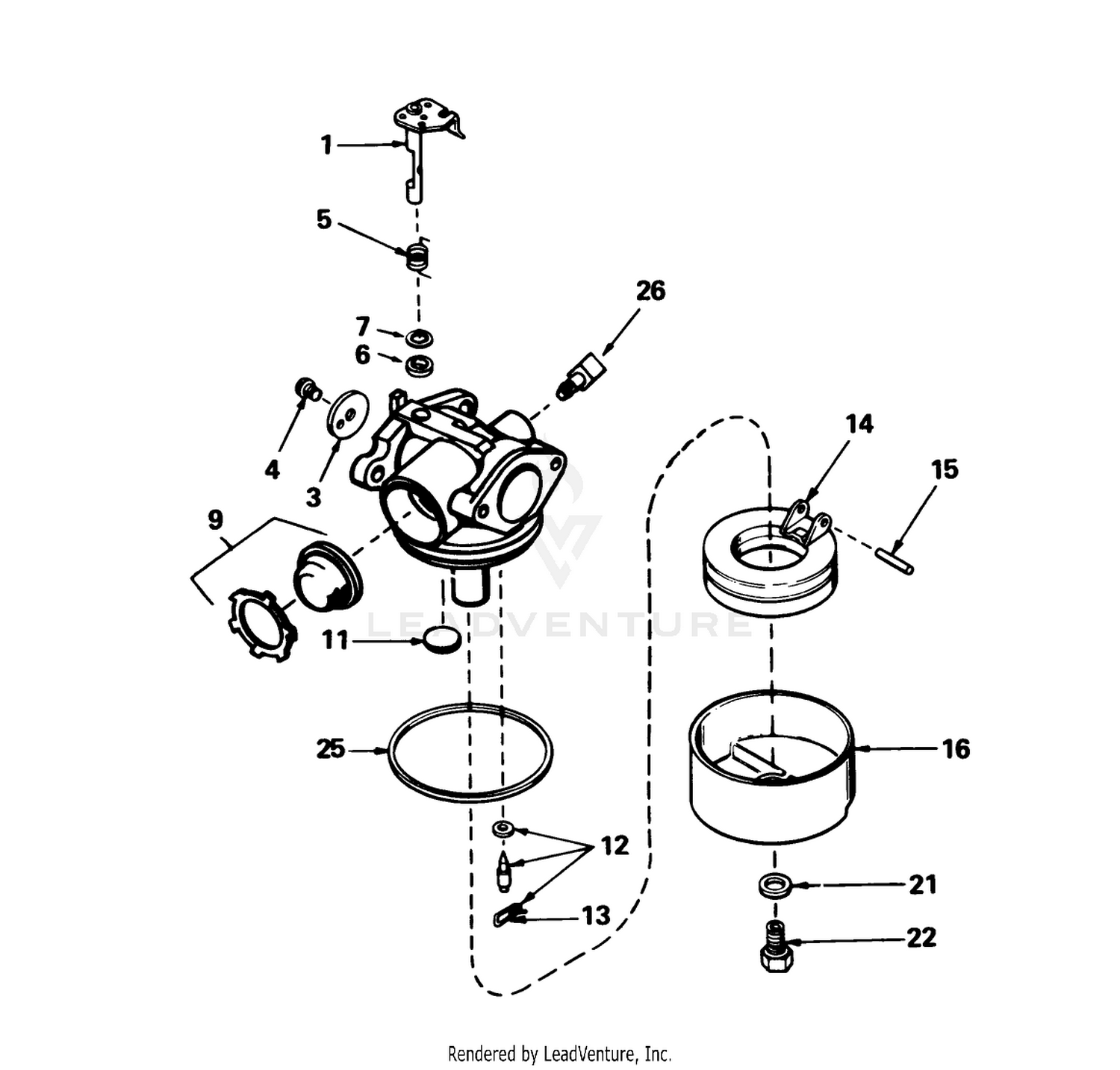 Carburetor No. 632098