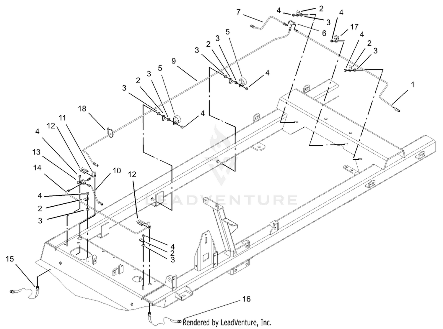 Hydraulic Brake Line Assembly