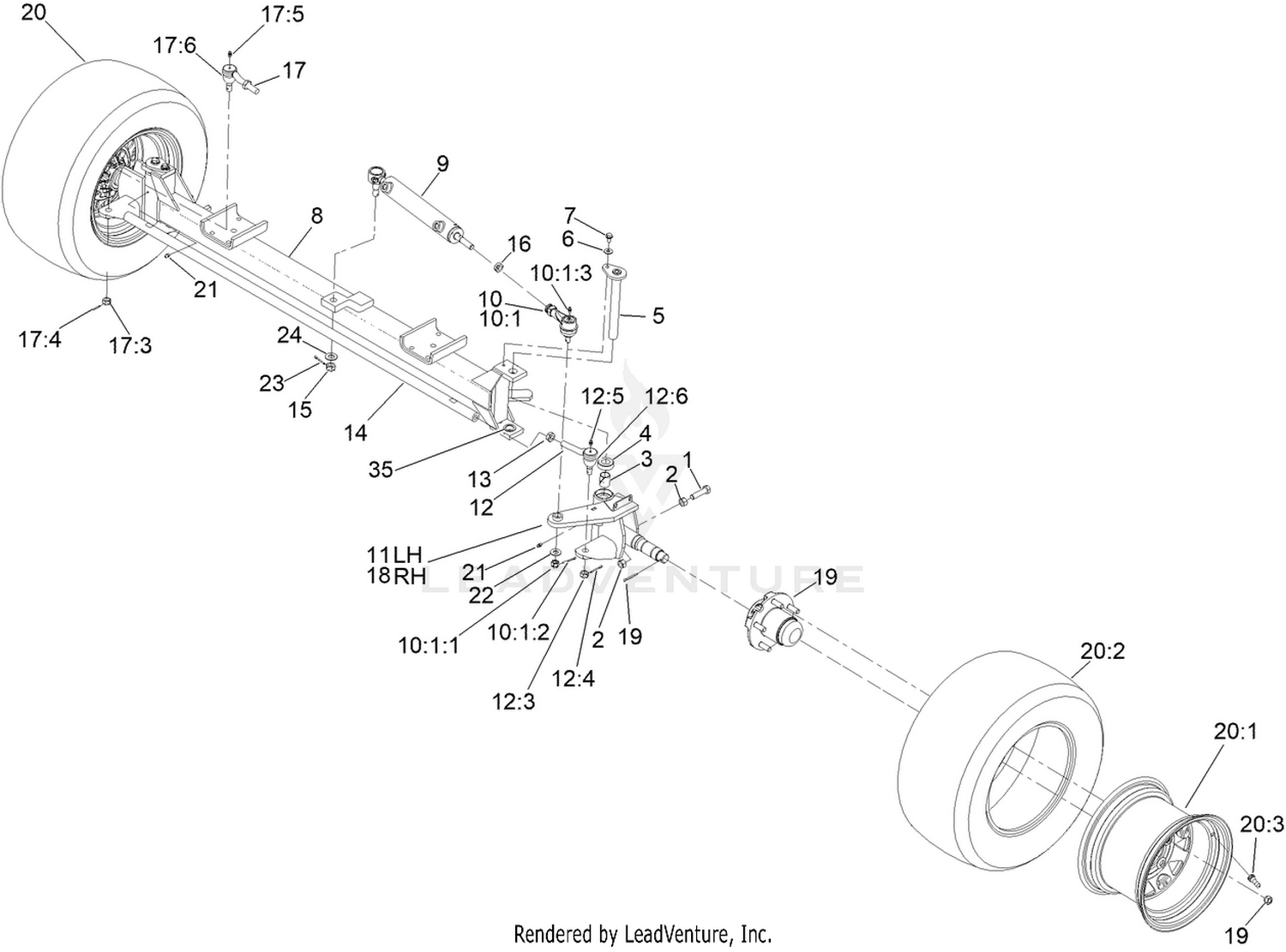 Front Axle Assembly