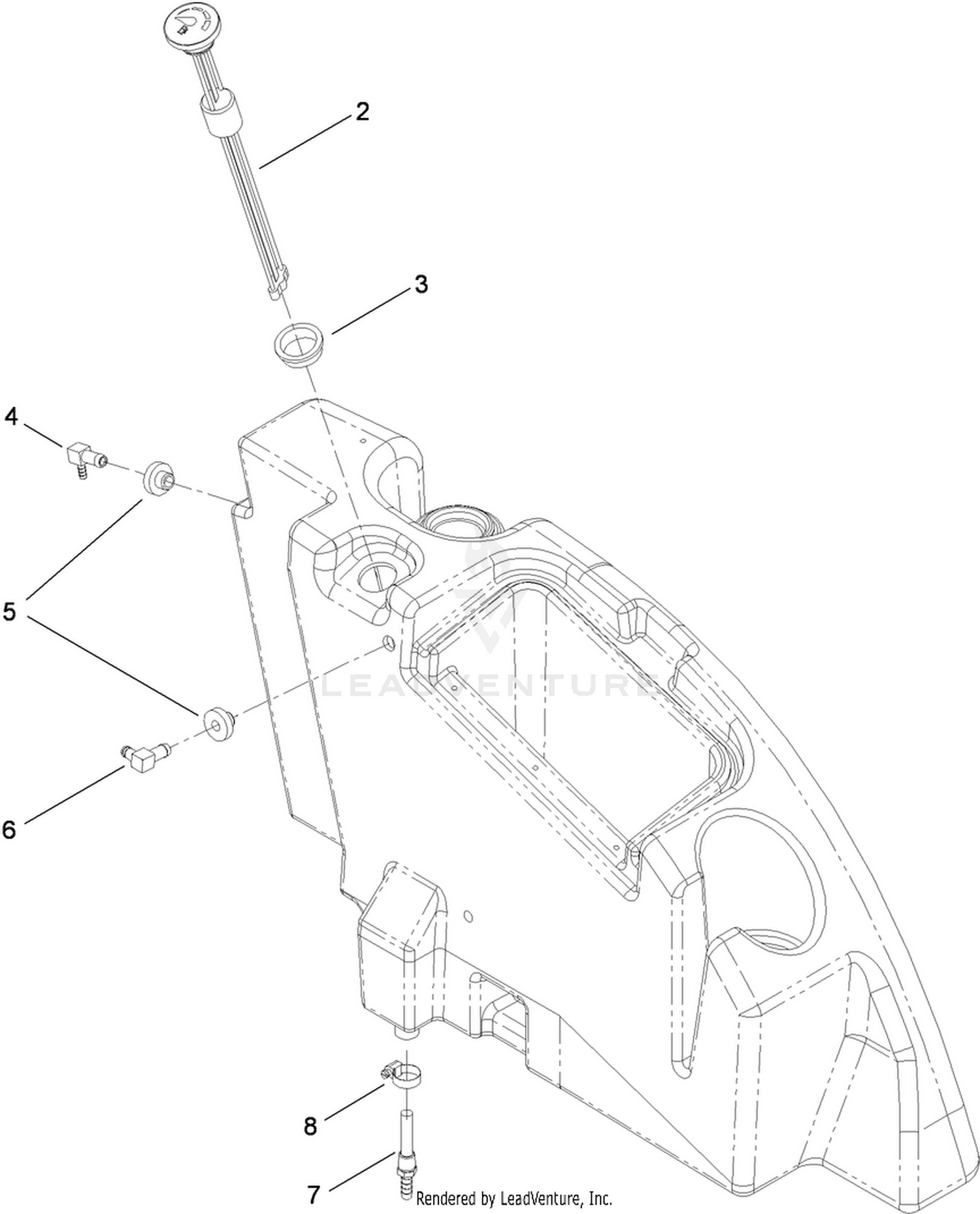 LH Fuel Tank Assembly No. 110-8230