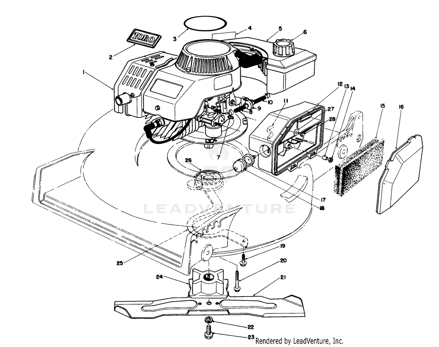 Engine Assembly (model No. 47pg7)