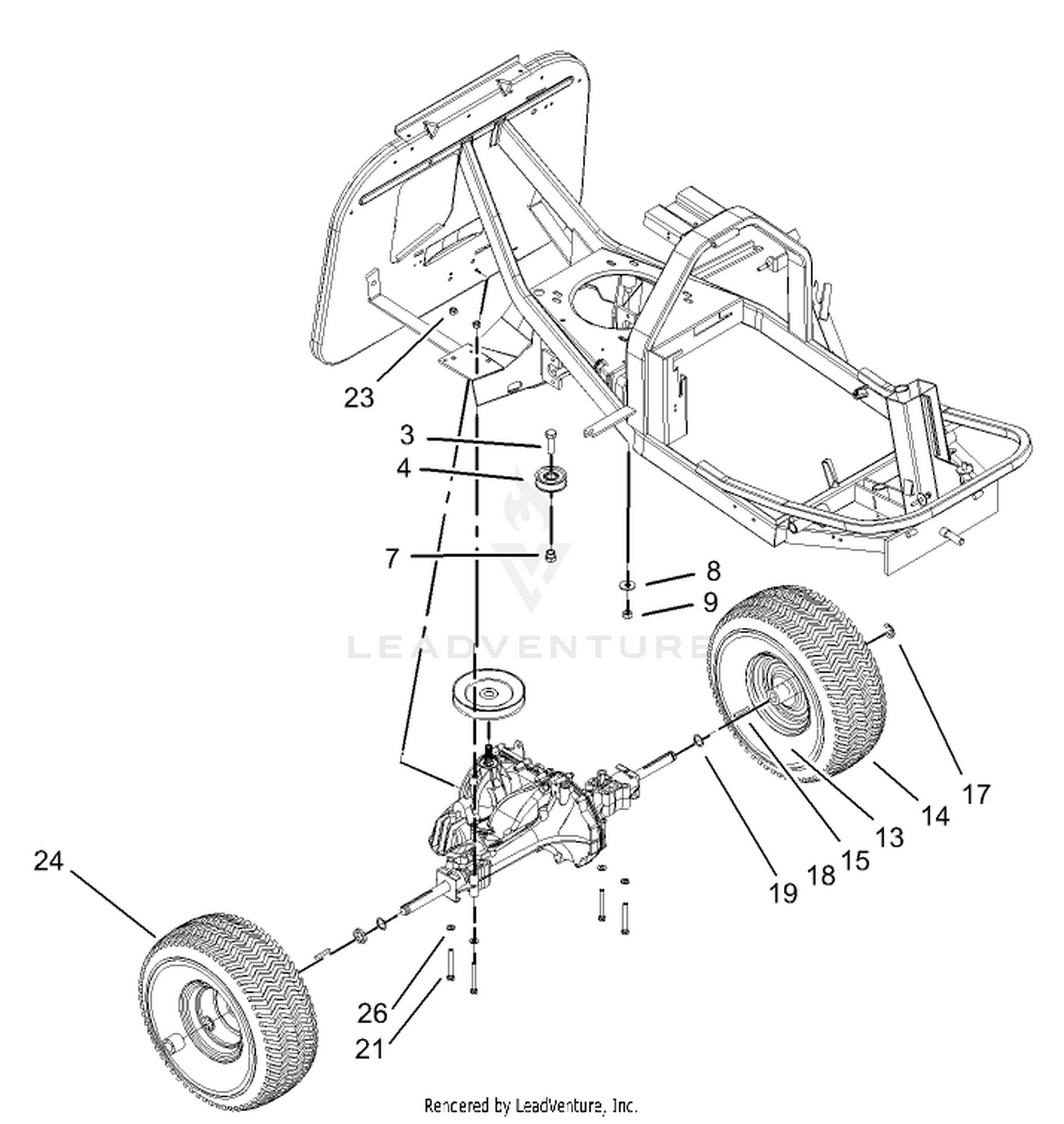 Rear Wheel Assembly