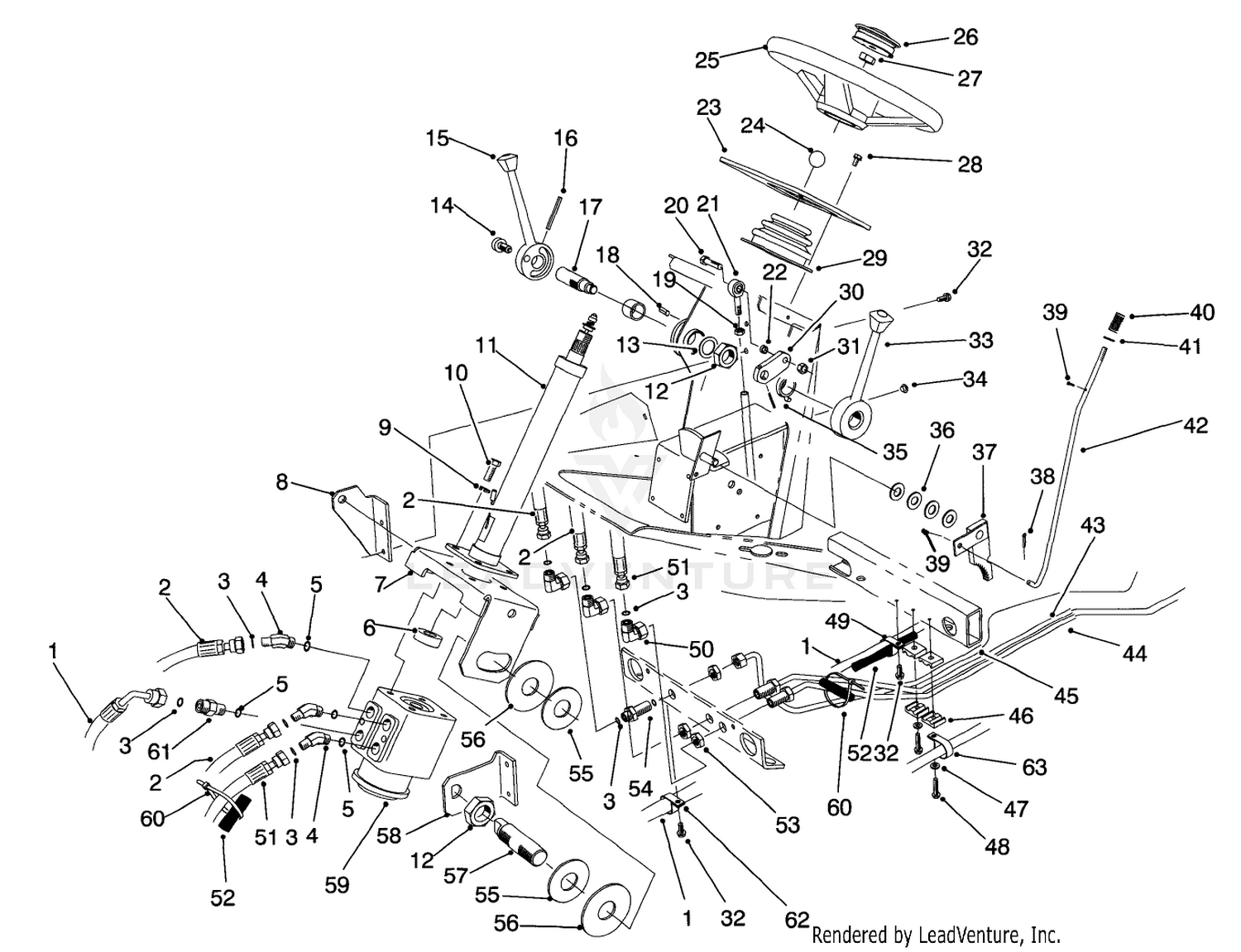 Steering Tower Assembly