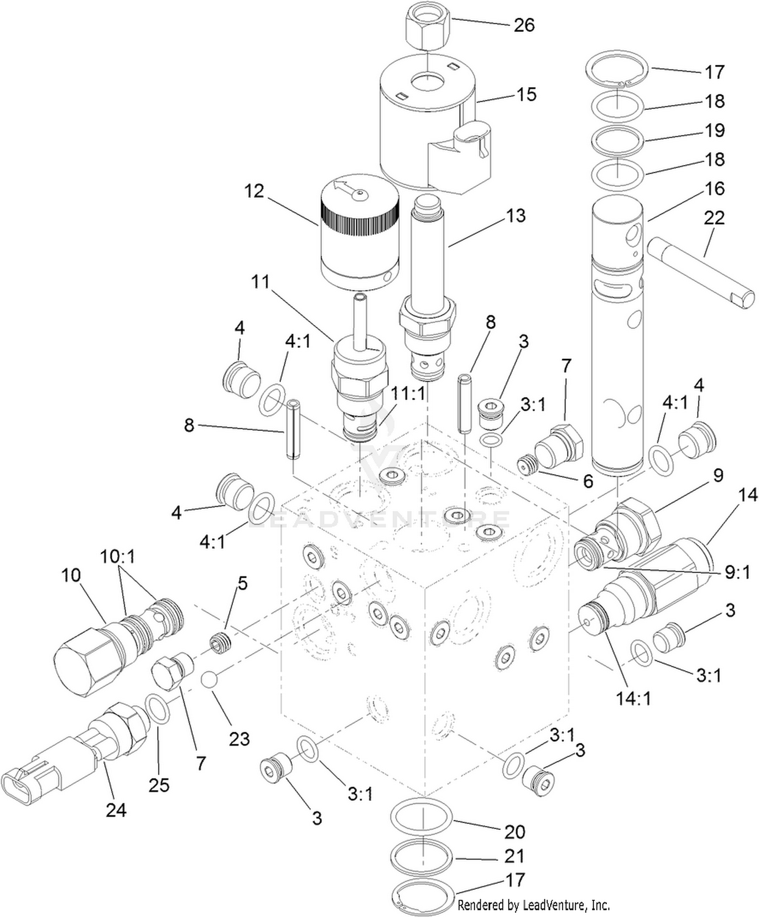 Mow Manifold Assembly No. 120-2058