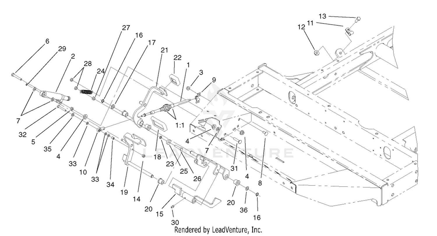Traction Pedal Assembly