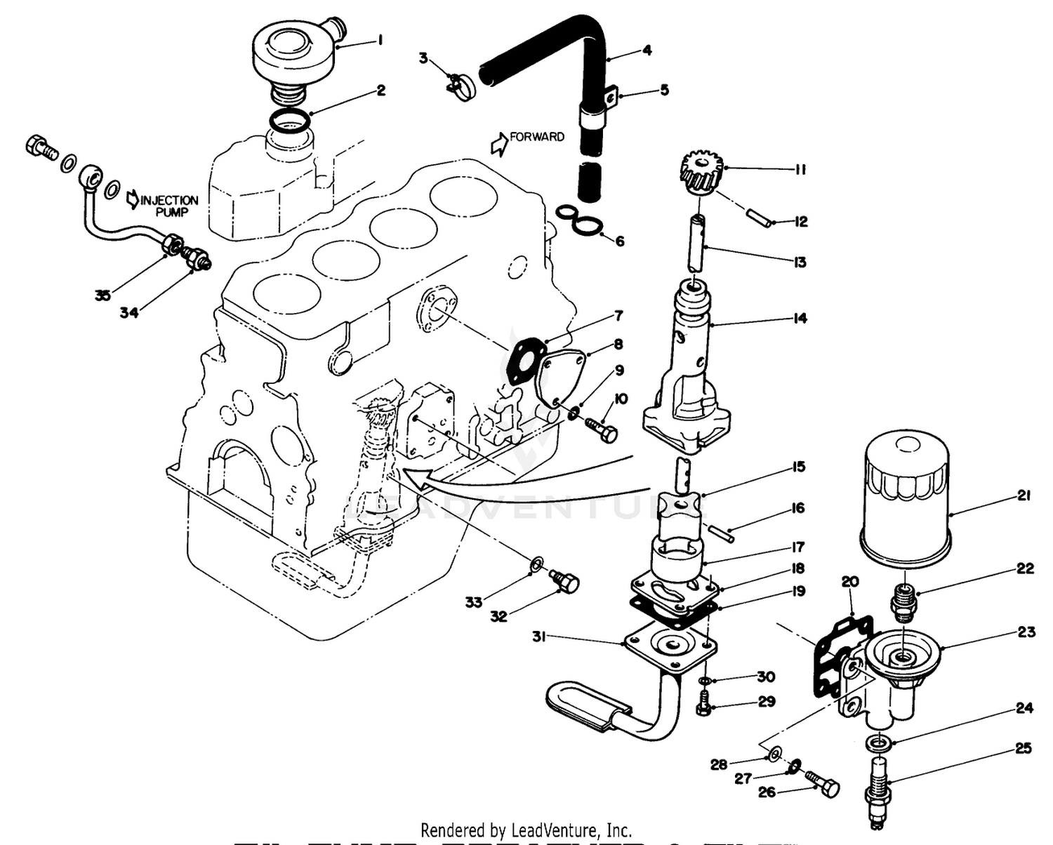 Oil Pump, Breather  Filter