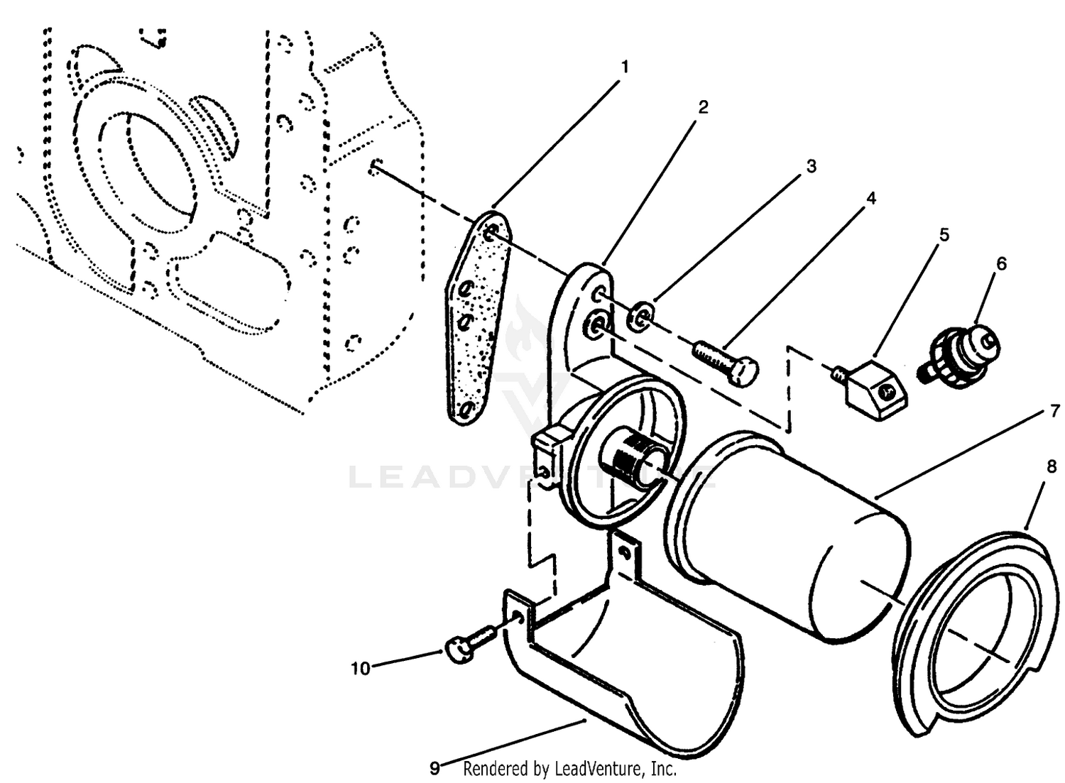Oil Filter And Low Oil Pressure Cut-Off Switch