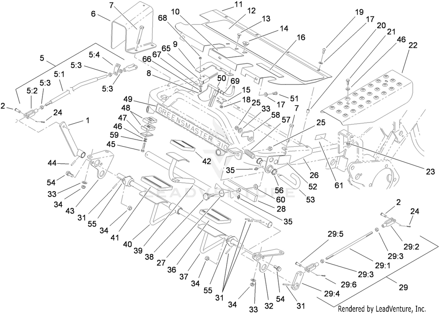 Control Pedal Assembly