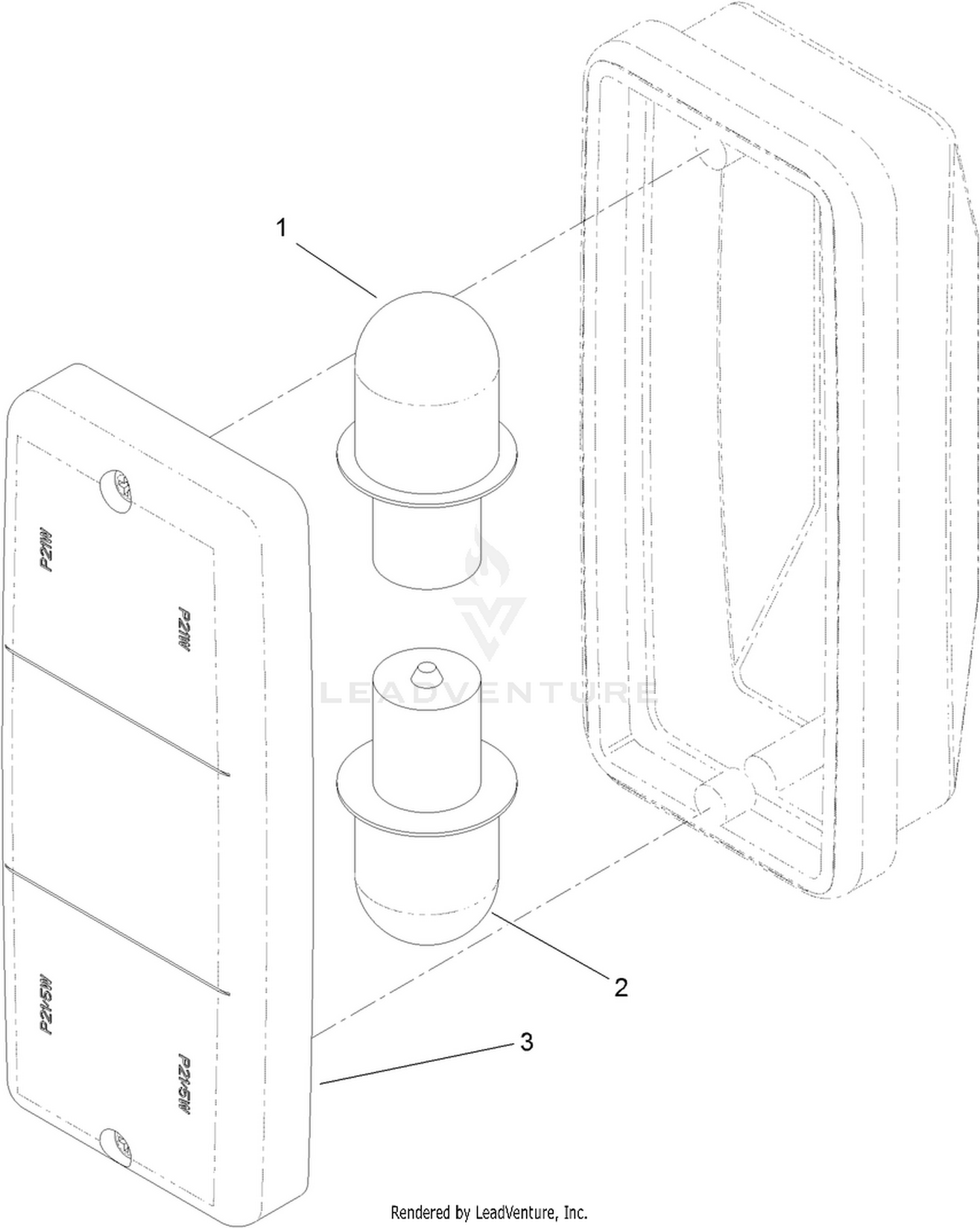 Rear Lamp Assembly No. 119-8093