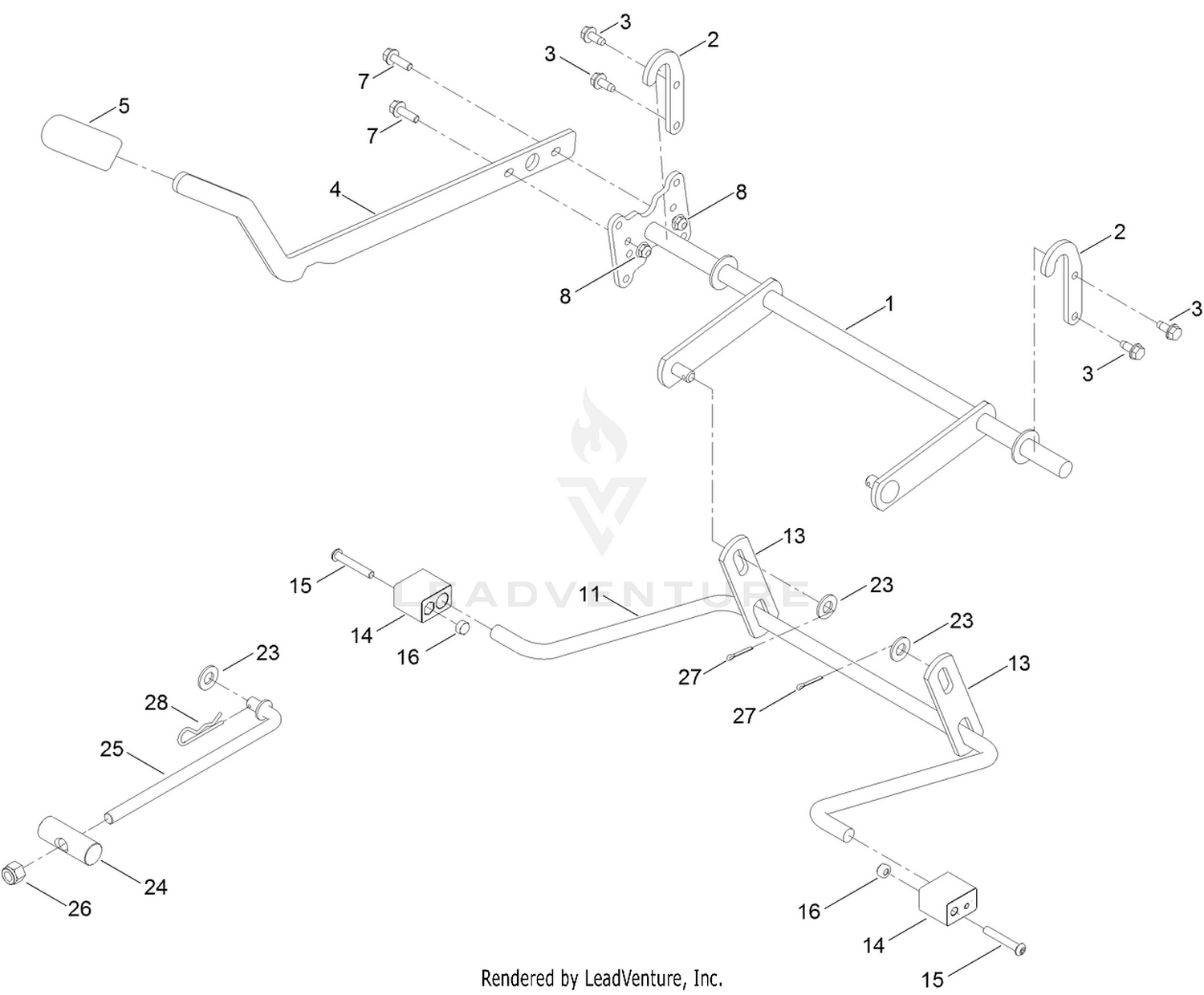 Deck Lift Assembly