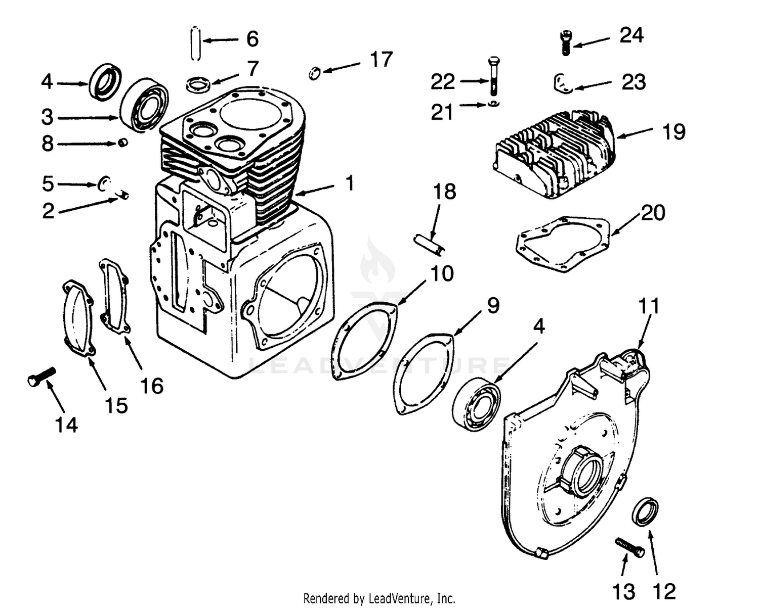 Crankcase And Cylinder Head