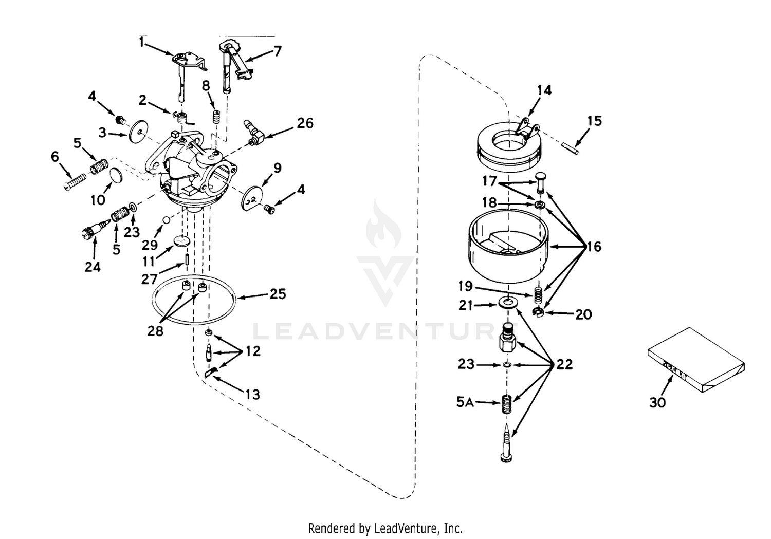 Carburetor No. 631070a