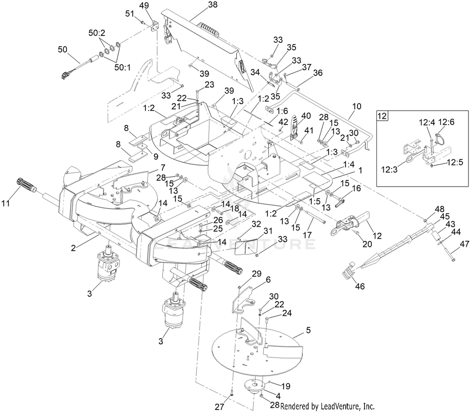 Twin Spinner Interlock Assembly