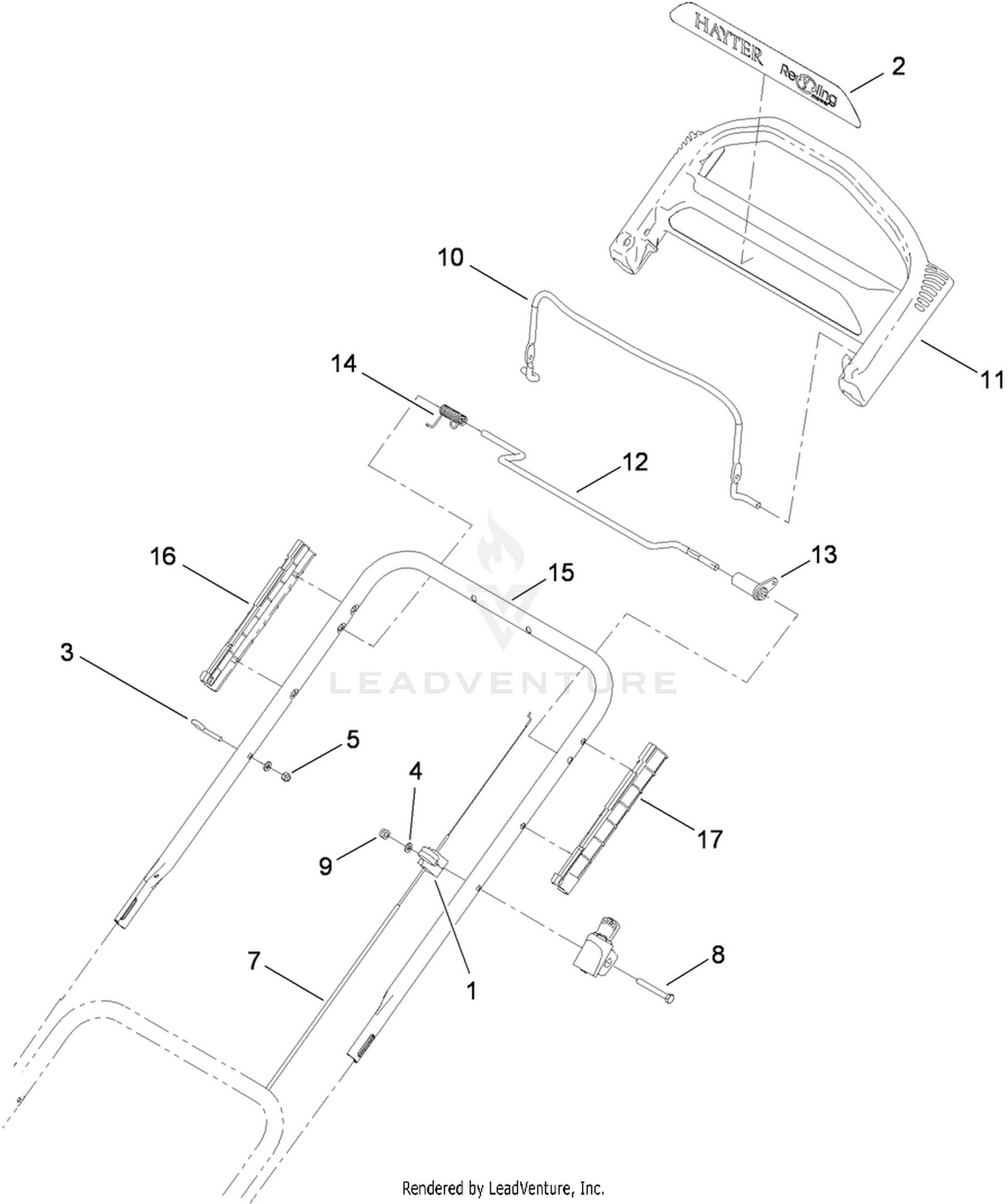 Upper Handle Assembly
