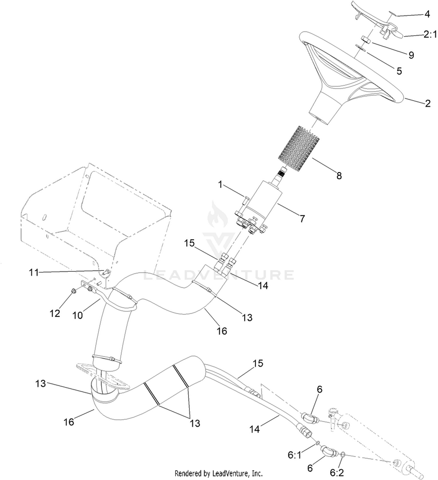 Steering Hydraulic Assembly