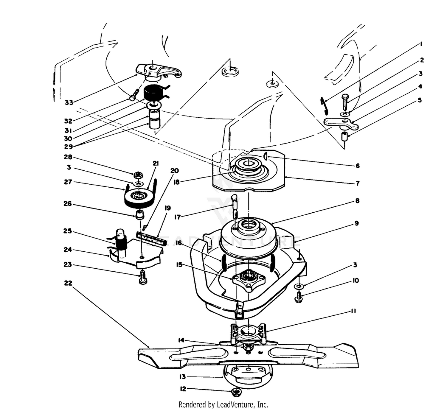 Blade Brake Clutch Assembly
