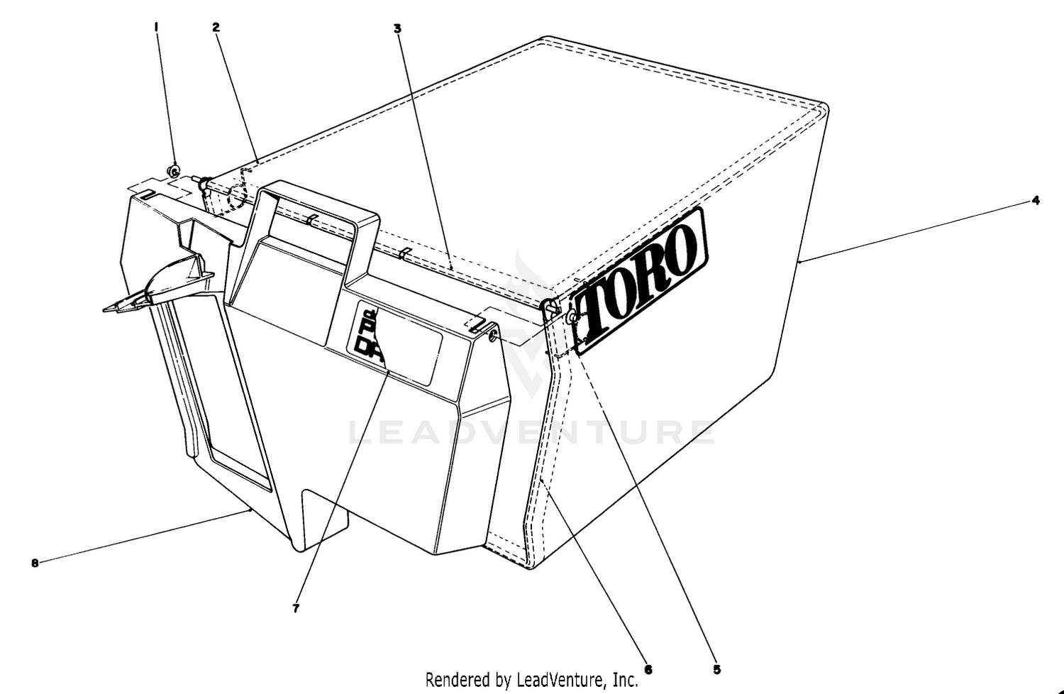 Grass Bag Assembly No. 11-0189
