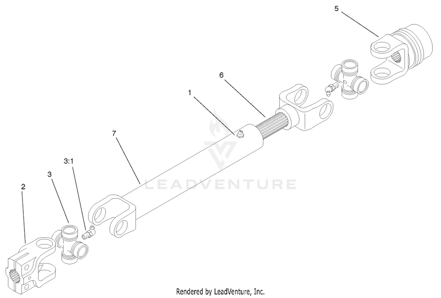Drive Shaft Assembly No. 93-4790